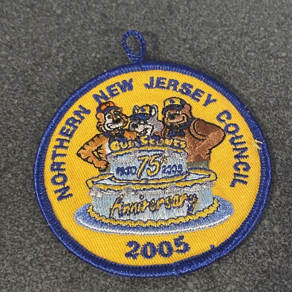Northern New Jersey Council 2005 Cub Scout 75th Anniversary BSA Boy Scouts Patch